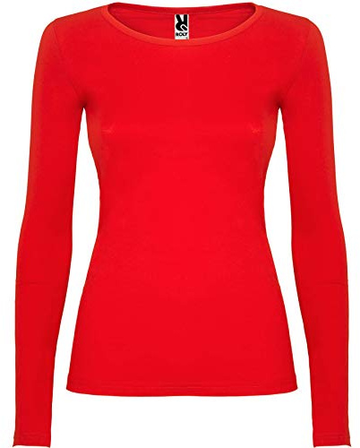 ROLY Camiseta Extreme 1218 Mujer Manga Larga Rojo 60 S