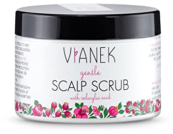 VIANEK beruhigendes Kopfhaut Peeling 150ml - Scalp Scrub für alle Hauttypen - Vegan Naturkosmetik mit Salicylsäure für Kopfhaut Pflege