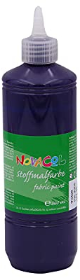 Ledacolor Stoffmalfarbe | Flüssige Textilfarbe | 500 ml | VIOLETT | für Kinder [unbedenklich] | Gebrauchsfertig | für kreative Designs auf Textilien | WASCHFEST