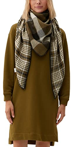 s.Oliver Damen 10.2.17.25.276.2122232 Halstuch, 79N6 olive, 1