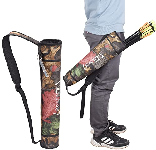 Archery Quiver Arrows Back Quivers Adjustable Waist Side Clip Holder Bag Carry Bags,for Youth Adults Target Practicing Outdoor