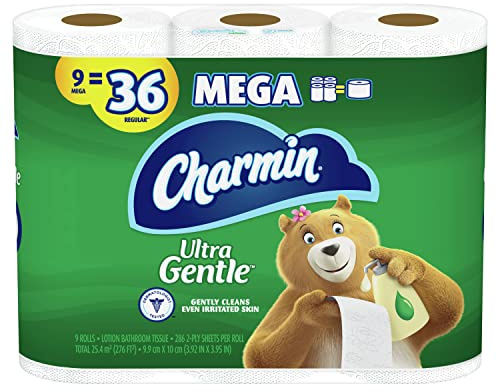 Charmin Ultra Gentle 9 Rolls (Old Product)