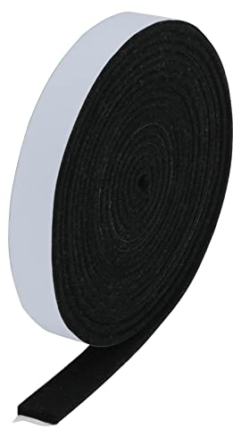 Carkio Guarnizione per barbecue ad alta temperatura, in feltro, per fumatori e barbecue, 1 confezione da 7/8 x 1/8, 12 piedi, per fumatori