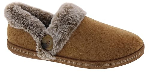 Skechers Women's Cozy Campfire - Fresh Toast Slipper, Kastanie, 9 Wide