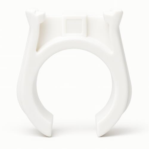 20 clips de tubo abierto de 28 mm, clip de plástico duradero para un montaje rápido y seguro de tuberías de fontanería de 28 mm