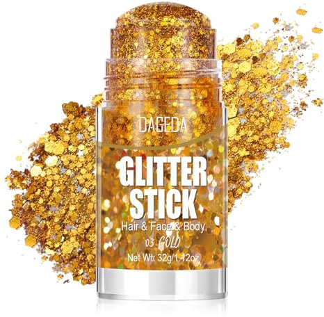 Prreal Gold Paillettes Pour Visage Corps,Maquillage Étincelant Pour Cheveux