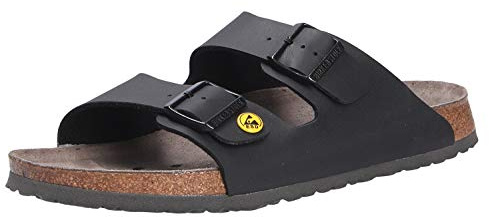 BIRKENSTOCK Unisex Arizona-arbetssko ARIZONA antistatisk Birko-Flor, svart, 37 EU