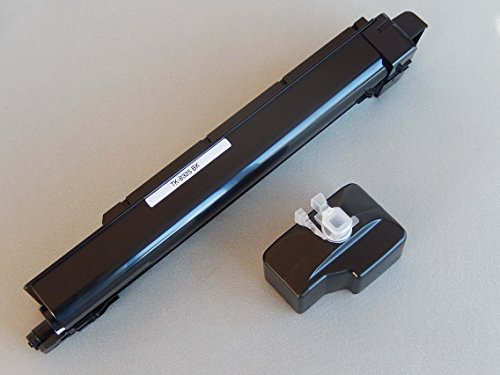 vhbw Toner kompatibel mit Kyocera TASKalfa 2551ci, 2552ci Drucker - Kompatible Tonerkartusche + Resttonerbehälter, Schwarz