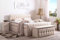AUKONA Boxspringbett Cassandra 200x200, Farbe wählen und ändern, 7 Zonen Taschenfederkern-Matratze, H2 H3 H4, Komfortschaum-Topper, Lieferung und Aufbau kostenlos