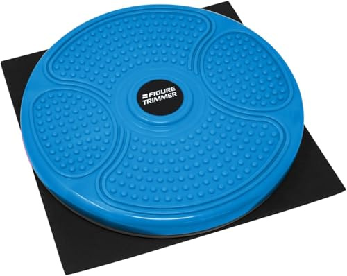 âFigure Trimmer XL Core Abs Twister Board - 14-inch Waist Sculptor Twister for Core & Ab Exercise - Waist Twisting Disc, Dizzy Disc Twist Board for Slimming Workout with 8 Magnets Reflexology, Blue