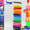 KUNSTIFY PLA Filament 1,75mm für 3D Stift und 3D Drucker Zubehör (36 Farben Set)