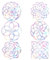 18 Stück Mandala-Fensteraufklebe für Vögel, Anti-Kollisions Regenbogen Prisma Aufkleber Florale Suncatcher Sticker für Vogelschutz Nicht Klebende Fensterfolie für Küche Esszimmer Wohnzimmer