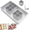 Puedno Backform Zahlen Groß Verstellbar Aluminium Backformen Antihaft Zahlenbackform Buchstaben Zahlen Backform Kuchenform für Number Cake DIY Backen