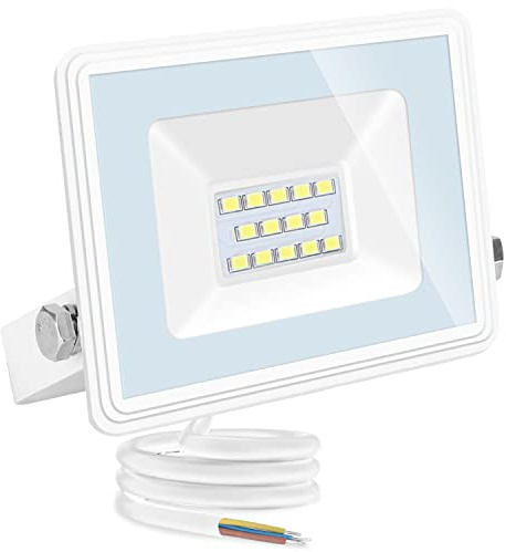 Aigostar Foco LED Exterior 30w,2510LM Foco Proyector LED,IP65 Impermeable Luz de Seguridad,Natural 4000K Luces led exterior, Para Jardín, Patio,Garaje, Paquete de 4