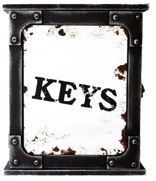 AMISENK Pour armoire à clés murale en bois pour boîte de rangement pour clés, idéale pour la maison, les hôtels, les écoles et