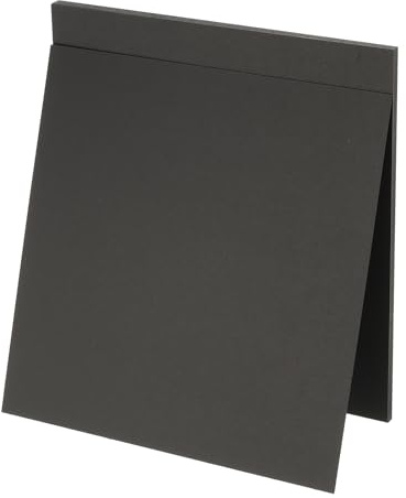 PATIKIL Cartone Leggero Per Libri, 279x279mm 0.77mm 10 Fogli Spessi Cartone Kraft Per Legatoria Kit Forniture Per Creare Copertine E Supporti Per Libri Per Designer Artigianato, Nero