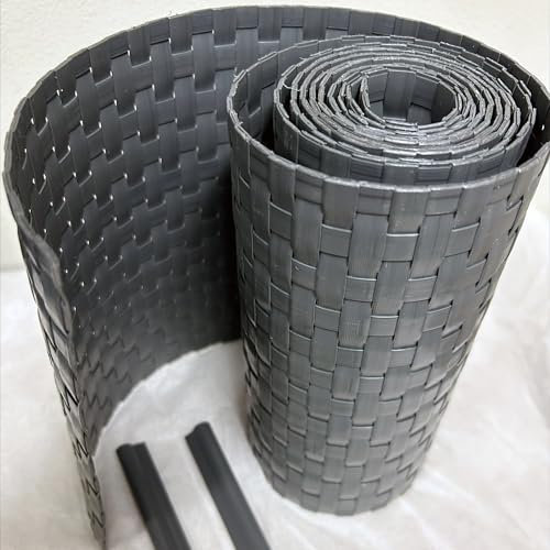 TENAX Flexi 0,19 x 2,05 m Antracite, Strisce Frangivista in HDPE con 2 Clip, Copertura Privacy Decorativa per Recinzioni a Pannelli, Cancellate, Ringhiere, Balconi e Giardini