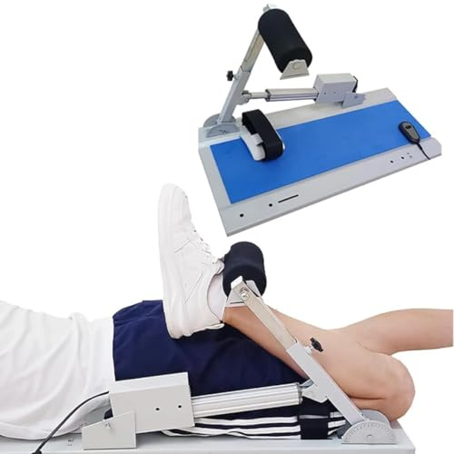 LJCSSD Appareil d'entraînement électrique de rééducation des Genoux et des Jambes, Appareil d'entraînement de rééducation de la Cheville avec télécommande, Exercice de redressement 0 ± 5 °