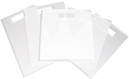 NAHANCO 1301SF Clear Acrylic Shirt Folding Board, 8 1/2” x 15, Pack of 1