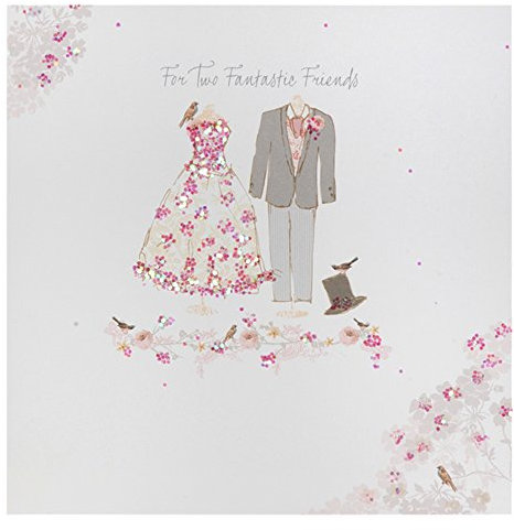 Hallmark Moderne Pailletten Hochzeit Karte – Medium Square