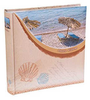 Kenro Holiday Memo Photo Album Beach and Shells 200 Photos 6x4 inch/10x15cm Summer Pool Vacation