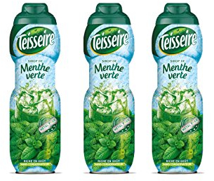 3 Sirup grüne Minze Teisseire - 3 x 0,60L