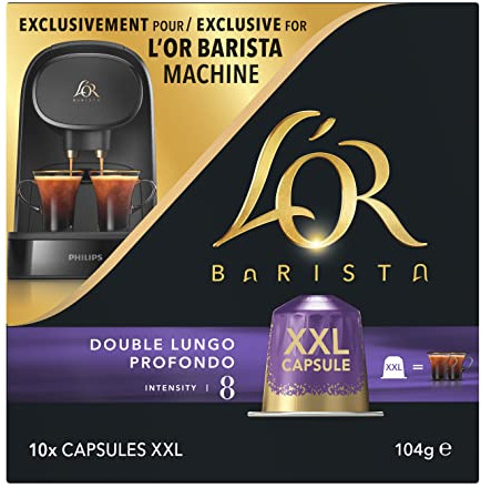L'OR BARISTA Double Profondo Intensity 8 Aluminium Coffee Capsules x 10