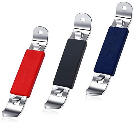 3 Pieces Magnetic Bottle Openers Can Opener Classic Beer Opener Stainless Steel Small Bottle Opener Can Tapper with Magnet for Camping and Traveling HANCELANT