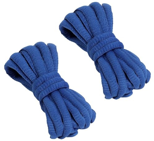 VSUDO Oval Trainer Laces for Trainers, Half Round Shoe Laces for Sneakers | 6mm Wide Men Women Replacement Shoelaces, Durable Polyester, Stay Tied, For Sport Running Basketball Athletic Casual Shoes