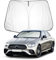 BIXUAN W213 2024 Parasol Compatible con Mercedes Benz Clase E W213 CLS C257 2016-2023 2024 2025 Parabrisas para el Coche Cubierta de Parabrisas Delantero Bloqueado UV