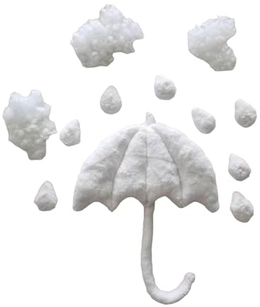 Accesorios de fotografía para paraguas de bebé, conjunto de accesorios de gota de lluvia para recién nacido, decoración de telón de fondo, decoración de ducha, decoración de telón de fondo para recién