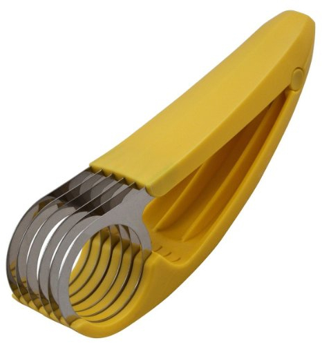 Chef'n BananzaBananenschneider mit 6 Klingen, gelb