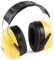 PRETEX Ear Defenders with SNR 34dB - Lightweight Ear Muffs Protection for Adults - Adjustable Noise Cancelling Headphones - Over Ear Earmuffs for Work or Home - Yellow