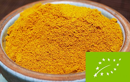 Bio Kurkuma Pulver, Curcuma gemahlen 500g Gewürzkontor München