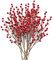 WangLaap 12 Pcs Artificial Red Berries Stems 13.5 Waterproof Berry Branches for Home Holiday Wedding DIY Crafts Décor