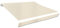 Mengtu Markisenbespannung Markisentuch Ersatz-Markisenstoff Ersatz-Bezug für Markise Markisenbespannung Sonnenschutz Ersatzstoff mit Volant ohne Rahmen Creme 350x250 cm Garten Möbel