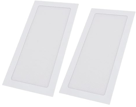 120 X 240mm DIY PC Fall Dust Mesh Filter, [ 2 Pack ] PC Fläkt Dust Mesh PC Cooler Filter för Dator PC Faller (Vikyegyrbu2dho5-12)