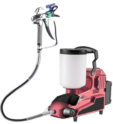 Macchina A Spruzzo Airless Leggera E Multifunzionale Con Batteria Al Litio, Macchina A Spruzzo For Vernice Al Lattice Precisione Facile