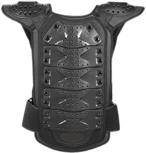 Healeved Protective Snowboarding Vest Back Protector Black Eva Pe Nylon