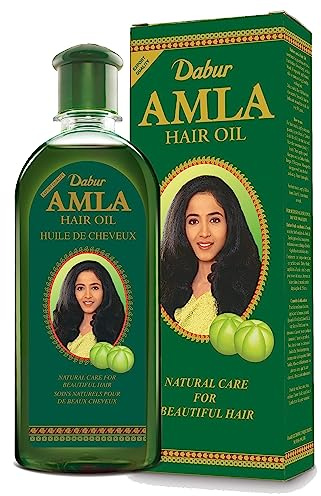 Dabur Amla Hair Oil – Nourishing Herbal Oil with Pure Amla and Botanical Extracts for Healthy, Moisturized Scalp, Strong, Shiny Hair – Ayurvedic Strengthen Roots for Men & Women – 500 ml
