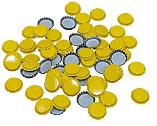 BREWZILLA Kronkorken gelb 26 mm - 1000 Stück Packung