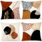 YCOLL Kissenbezug 45x45 4er Set Dekokissen Leinen Kissenhülle Modern Sofakissen Boho Kissenbezüge Abstrakte Muster Kissenhüllen für Sofa Schlafzimmer Couch Outdoor Kissen 45x45 A092