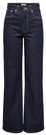 ONLY Female Jeans mit weitem Bein ONLJUICY Hohe Taille Weiter Beinschnitt Jeans