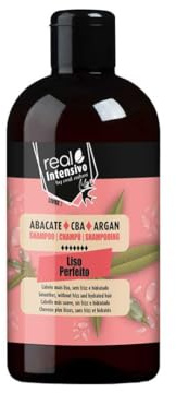 Real Natura - Champú Liso Perfecto - Suavidad y Control del Frizz - Ingredientes Nutritivos - Protección y Brillo - 300ml