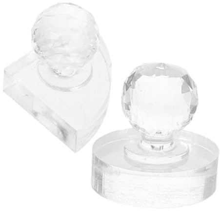 Baluue 2stücke Augen-make-up Presswerkzeug Runde Pressstempel Für Lidschatten Und Blush Pressform Für Lose Und Gepresste Puder Elegantes Design Für Kreative Makeup-anwendungen