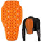 Protezione per la schiena per moto, flessibile e traspirante, per moto, ad alta sicurezza, protezione per la schiena, per moto, rimovibile, per mountain bike, sci, snowboard, unisex, per adulti, 42 x