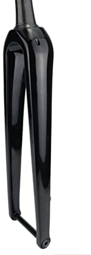KJHFD Cykelgaffel Full Carbon Fiber Rigid 700c Road Avsmalnande 29'' Mountain Thru Axle 12x100mm Skivbroms (Kol.