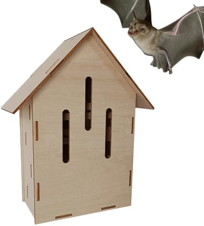 Casa de Murciélago al Aire Libre, Refugio de Madera para Animales, Cavidad de Descanso para murciélagos, para jardineros, Amantes de la Naturaleza, Agricultores, jardín Trasero, Granja,