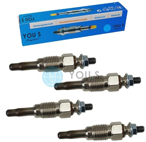 4 Stück YOU.S Original Glühkerzen Länge: 60 mm Spannung: 11.0 V - N10213001