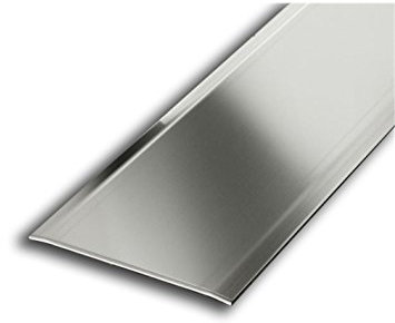 JARDIN202 - Transicion Aluminio Dos Alas - 40mm | 40mm anch. 3mm alt. 0,83m larg. Adhesivo -